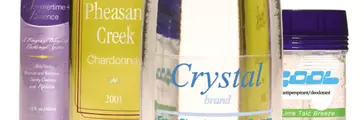 PSA labels on bottles