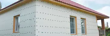Unfinished house insulation
